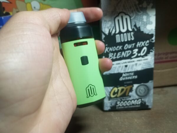 modus | vape desechable | live resin | hhc 3000 mg | 3 ml | pluma de wax