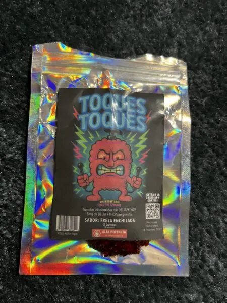 chido one cannabis | gomitas toques toques de thcp 5 mg/pza | 4 o 8 servicios