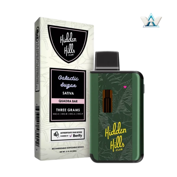 hidden hills | vape desechable hhc 3000 mg | 3 ml | pluma de wax
