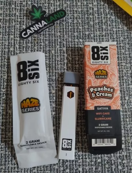 eightysix ® | vape desechable | hhc | 2g | 2ml | pluma wax