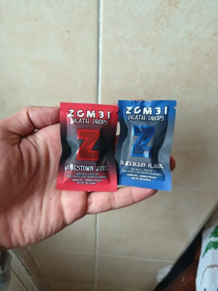 zombi | gomitas delta 6 thc, thc p + live resin | 300 mg | 2 piezas