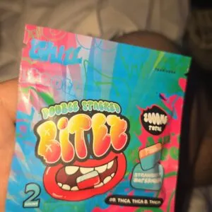 bitez gummies | delicioso chicloso con thca + delta 9 + thcp | 2000 mg | alta potencia | 2 piezas