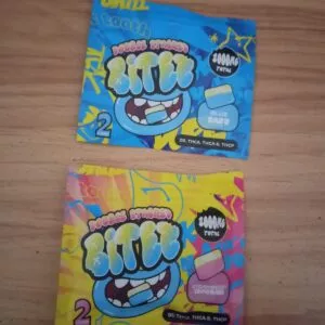 bitez gummies | delicioso chicloso con thca + delta 9 + thcp | 2000 mg | alta potencia | 2 piezas