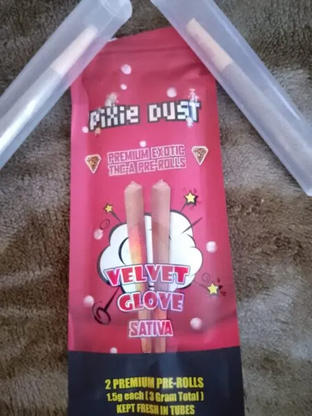prerolados | pixie dust | thc a | 2 piezas de 1.5 g | 3 gr totales