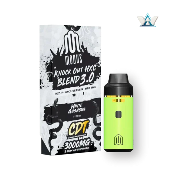 modus | vape desechable | live resin | hhc 3000 mg | 3 ml | pluma de wax