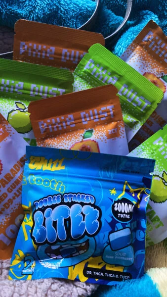 pixie dust | gomitas thc a + delta 9 thc + live resin | 1000 mg | 2 piezas