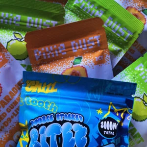 pixie dust | gomitas thc a + delta 9 thc + live resin | 1000 mg | 2 piezas