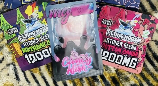 fliynghorse | stoner blend | gomitas infusionadas con thcp + thc a + hhc + delta 8 + delta 9 | 1200 mg | 1 pieza