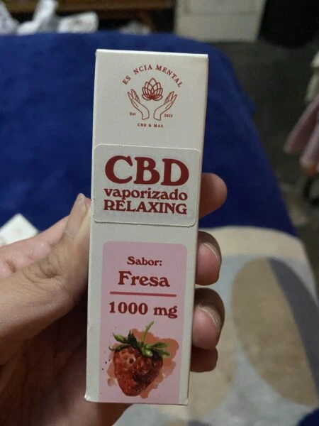 vape desechable de cbd para ansiedad | esencia mental | 1000mg | 1 ml