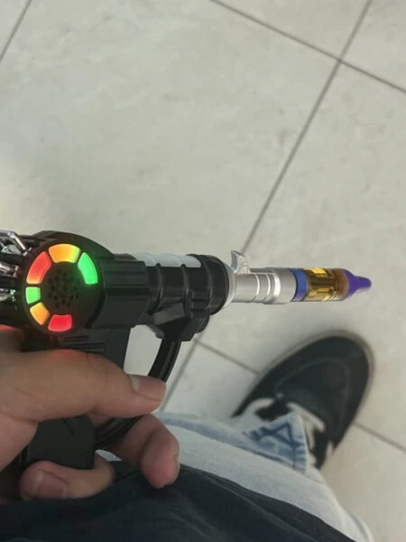 raygun penjamin | batería con luces y sonido | para cartuchos
