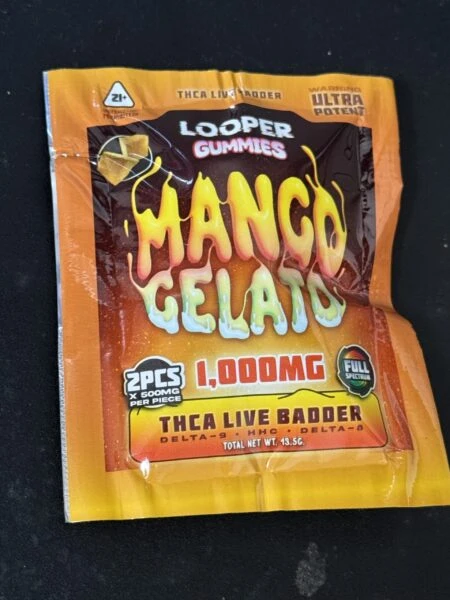 looper | gomitas de thca live badder | delta 9 + hhc + delta 8 | 1000 mg | 2 piezas | alta potencia