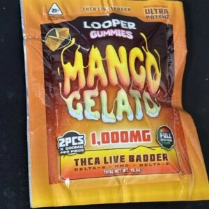 looper | gomitas de thca live badder | delta 9 + hhc + delta 8 | 1000 mg | 2 piezas | alta potencia