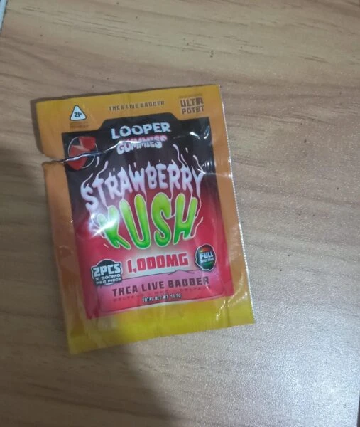 looper | gomitas de thca live badder | delta 9 + hhc + delta 8 | 1000 mg | 2 piezas | alta potencia