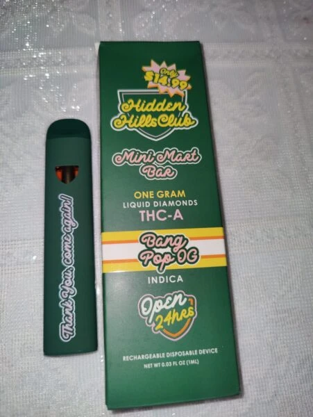 vape desechable | hidden hills mini mart bar | thca + liquid diamonds | 1 gr | calidad premium