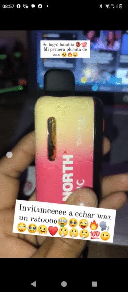 vape desechable | north thc | delta 8 + thcp + d9 + 11 | hydroxy thc + diamantes líquidos | 8.5 gr