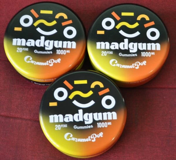 madgum | gomitas | hhc 3000mg | 60 piezas alta potencia | pack 3x2