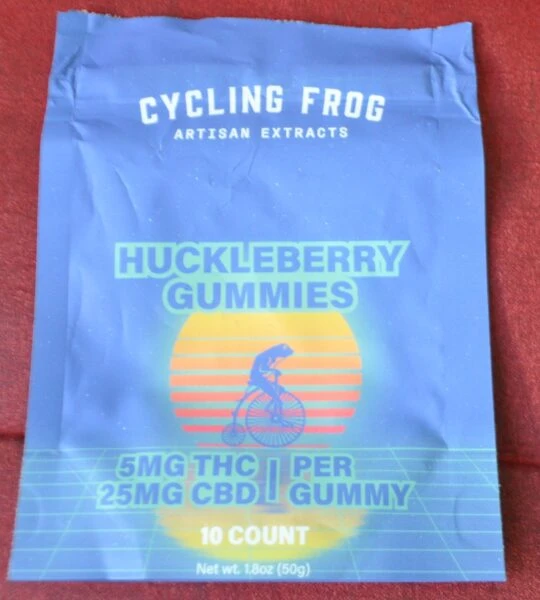 cycling frog | gomitas delta 9 thc 5 mg + cbd 25 mg