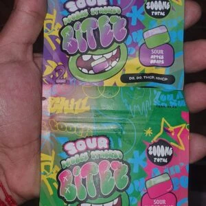 bitez gummies | delicioso chicloso | diferentes mezclas y sabores | 2000 mg | alta potencia | 2 piezas
