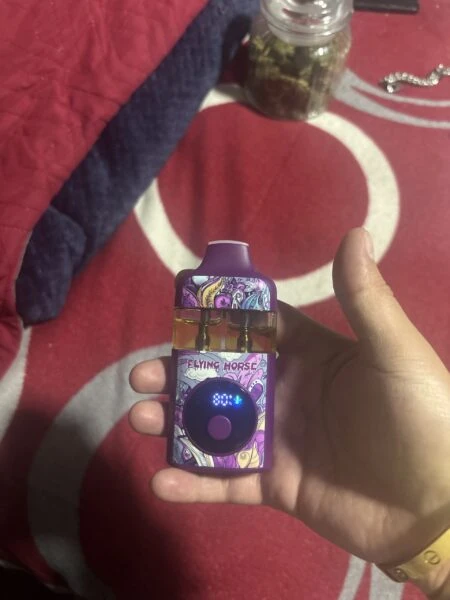 vape desechable | flying horse | thc a + thc p + thc viii + live resin | pantalla led y botón para elegir cepa 3 en 1 | 9 gramos