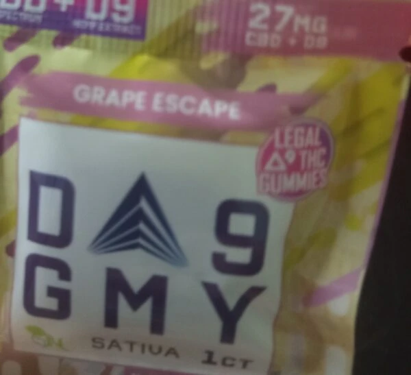 gmy | gomitas de cbd full spectrum + delta9 thc | 27 mg | 1 pieza
