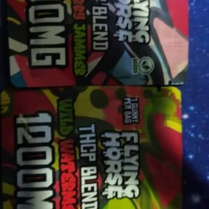 fliynghorse | stoner blend | gomitas infusionadas con thcp + thc a + hhc + delta 8 + delta 9 | 1200 mg | 1 pieza