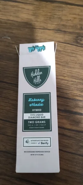hidden hills | vape desechable | night blend vvs diamonds | 2 g