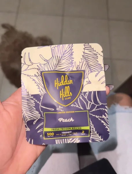 gomitas hidden hills | mezcla embriagadora | fresh frozen bricks | thc a ultra, thc b y d9 | 1000 mg | 2 piezas