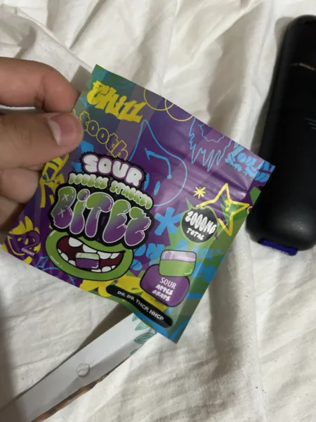 bitez gummies | delicioso chicloso | diferentes mezclas y sabores | 2000 mg | alta potencia | 2 piezas