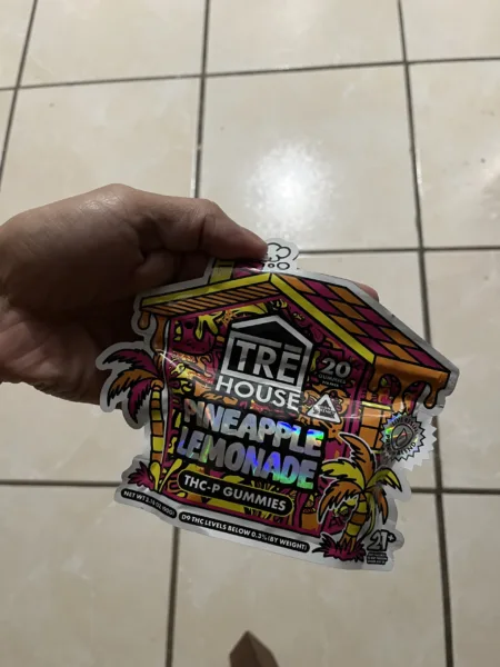 tre house | gomitas | delta 8 hhc y thc p 700mg | 20 piezas | pineapple lemonade