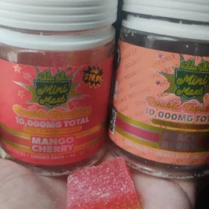 hidden hills gomitas 10,000 mg | “dual flavor” 10pz | d8+d9+thc p