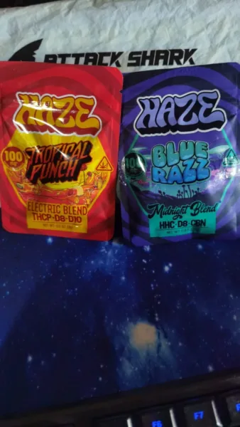 haze | gomitas thcp+d8+d10 | tropical punch electric blend | 100 mg