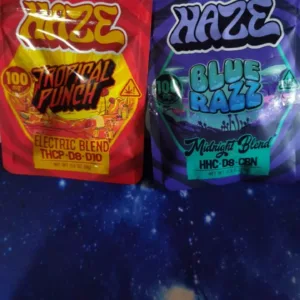 haze | gomitas thcp+d8+d10 | tropical punch electric blend | 100 mg