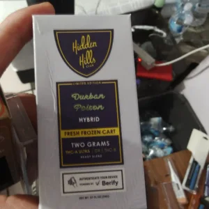 cartucho | hidden hills fresh frozen | thcb, thca ultra y d9 | 2 gr | calidad premium