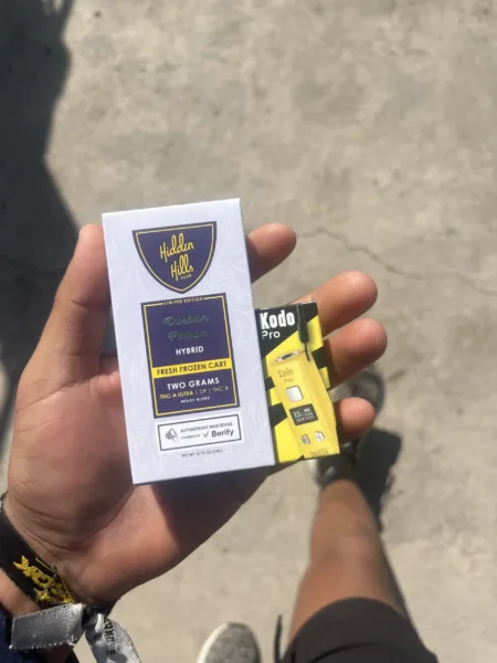 cartucho | hidden hills fresh frozen | thcb, thca ultra y d9 | 2 gr | calidad premium