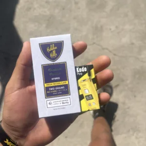 cartucho | hidden hills fresh frozen | thcb, thca ultra y d9 | 2 gr | calidad premium