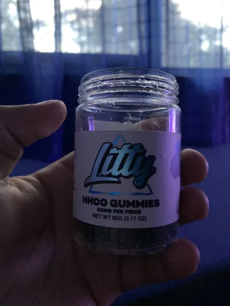 litty | gomitas de hhco | euforia jugosa y potente | 50mg por gomita | 20 piezas | 1000mg total
