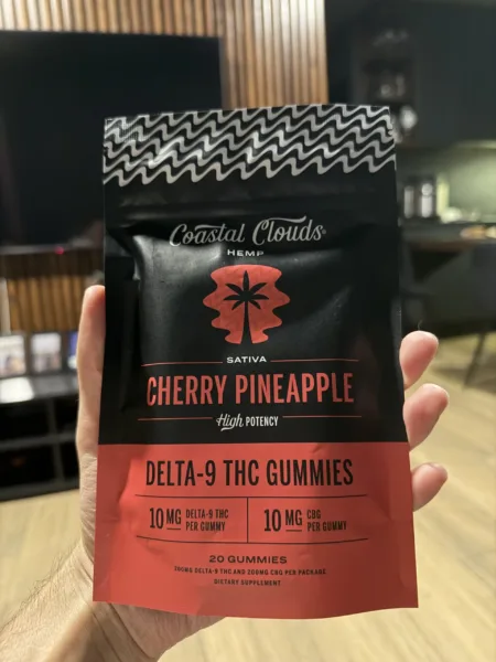coastal clouds | gomitas live resin 200mg delta 9 thc + 100mg cbd | 20pz de 10mg d9 + 5mg cbd c/u