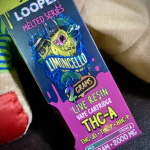 cartucho de wax 2g looper| lifted/melted series live resin | d90, 11 hidroxy, thc b, thc p, thc o, thc h |