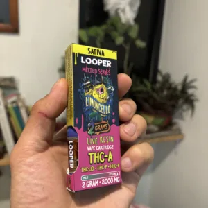 cartucho | looper melted series live resin | hhc, hhc o, thc a, thc p, thcp o, thc h, thc b, thc jd, d8, d11, | 2gr