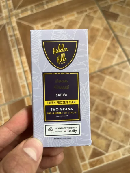 cartucho | hidden hills fresh frozen | thcb, thca ultra y d9 | 2 gr | calidad premium
