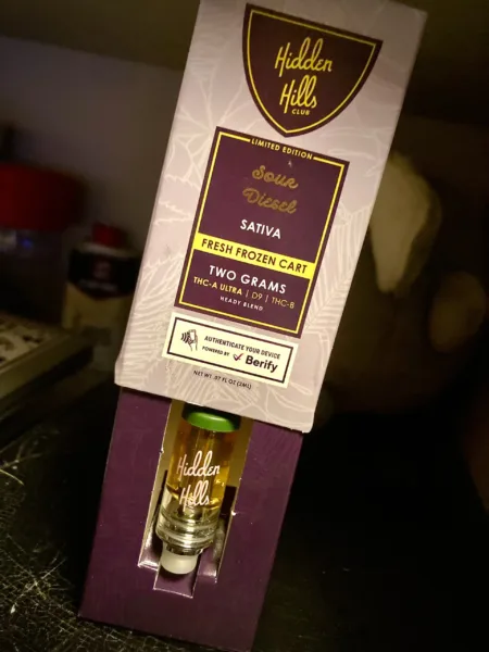 cartucho | hidden hills fresh frozen | thcb, thca ultra y d9 | 2 gr | calidad premium