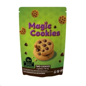 magic cookies / galletas con chispas de chocolate / delta 9 thc 25 mg / 2 piezas