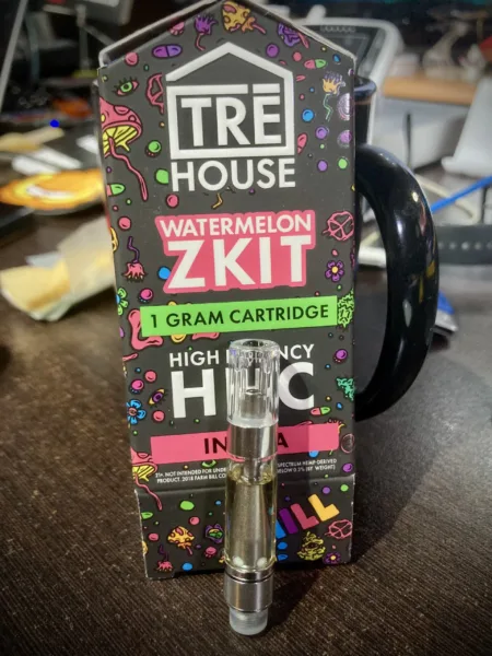 tre house | cartucho desechable | hhc | 1000 mg | 1 ml | watermelon zkit indica