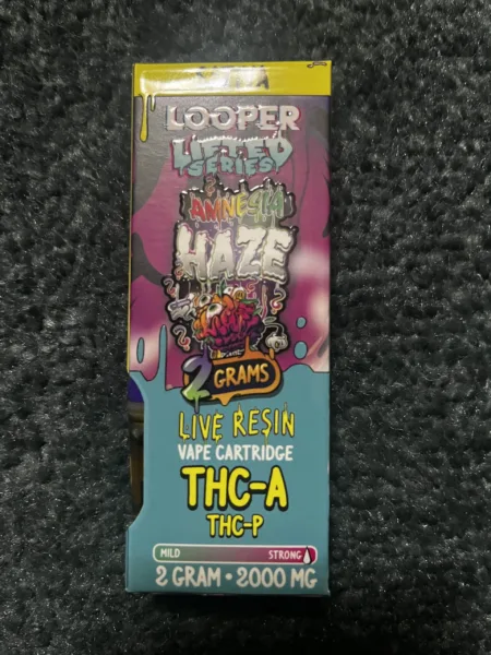 cartucho de wax 2g looper | lifted series live resin | d90, thc b, thc p, thc o, thc h