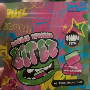bitez gummies | delicioso chicloso | diferentes mezclas y sabores | 2000 mg | alta potencia | 2 piezas