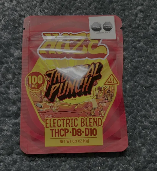 haze | gomitas thcp+d8+d10 | tropical punch electric blend | 100 mg