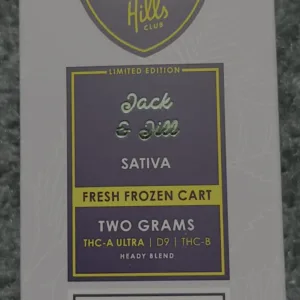 cartucho | hidden hills fresh frozen | thcb, thca ultra y d9 | 2 gr | calidad premium