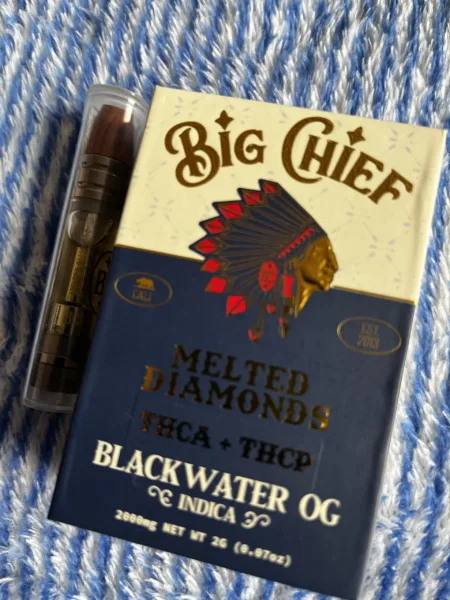 big chief | cartucho desechable thca + thcp | melted diamonds | 2 ml