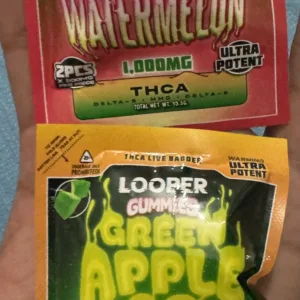 LOOPER | Gomitas de THCA | Delta 9 + HHC + Delta 8 | 1000 MG | Alta potencia | 2 pz photo review