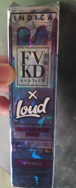 fvkd x loud | extracto recargable de dispositivo thc a rosing | 3.5 ml